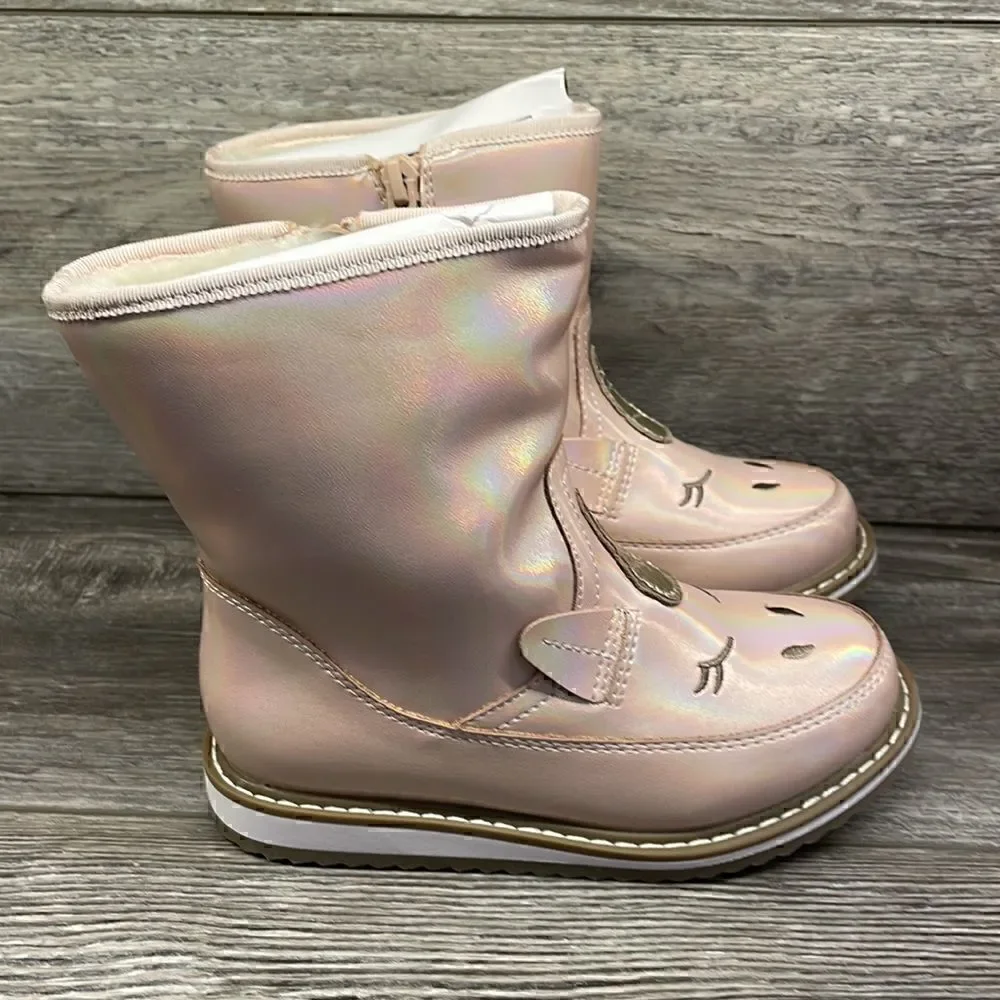 Toddler Girls' Isla Zipper Slip-On Winter Boots - Cat & Jack
